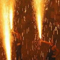 hand-held fireworks